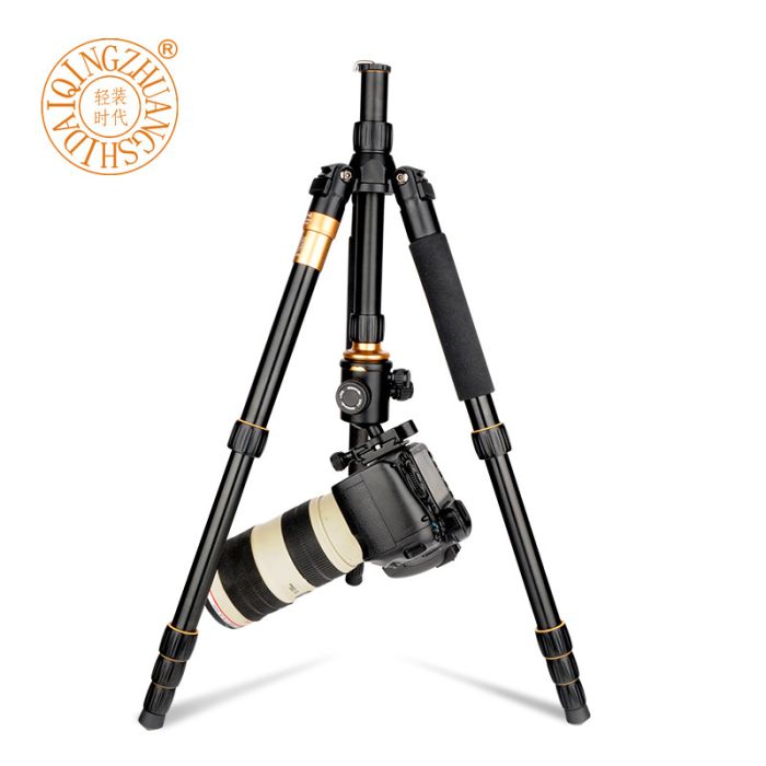 Штатив фірми + монопод QZSD для фотоапаратів - Q-666 (Q666) + головка QZSD-02