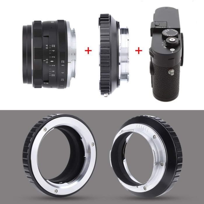 Адаптер (перехідник) Leedsen — Minolta MD — LM (для камер — байонетом Leica M)