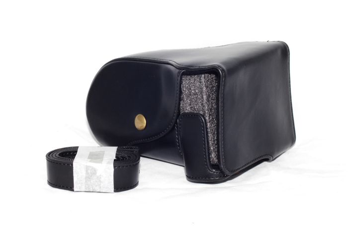 Захисний футляр – чохол для фотоапаратів Panasonic Lumix DMC GF6, DMC GF5, DMC GF3 – колір чорний