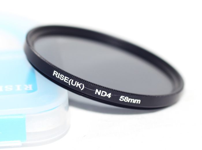 Нейтрально-сірий світлофільтр RISE (UK) 58 мм ND4
