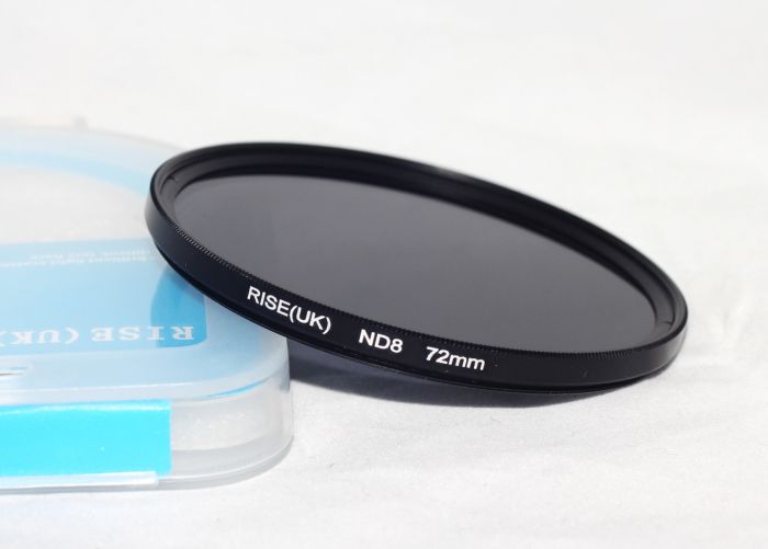 Нейтрально-сірий світлофільтр RISE (UK) 72 мм ND8