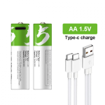 Акумулятори Smartools (пальчикові) АA 2600Mah 1.5V із зарядкою Type-C — блістер (2 шт.) + кабель Type-C