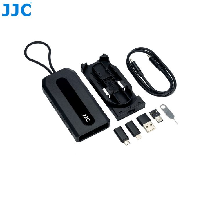Багатофункціональний набір кабелів JJC MCK-CS1BK з футлярою з місцями для карт пам'яті
