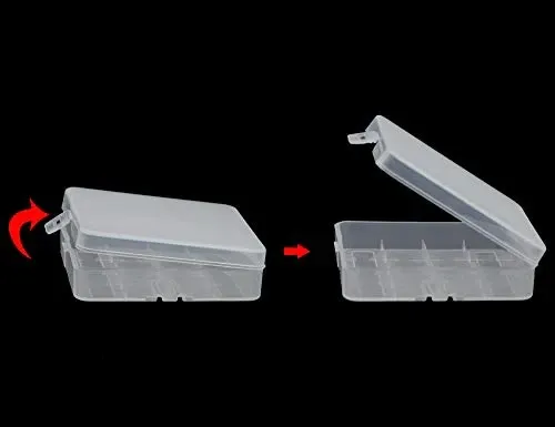 Бокс, кейс, футляр для 4 акумуляторів типу 18650