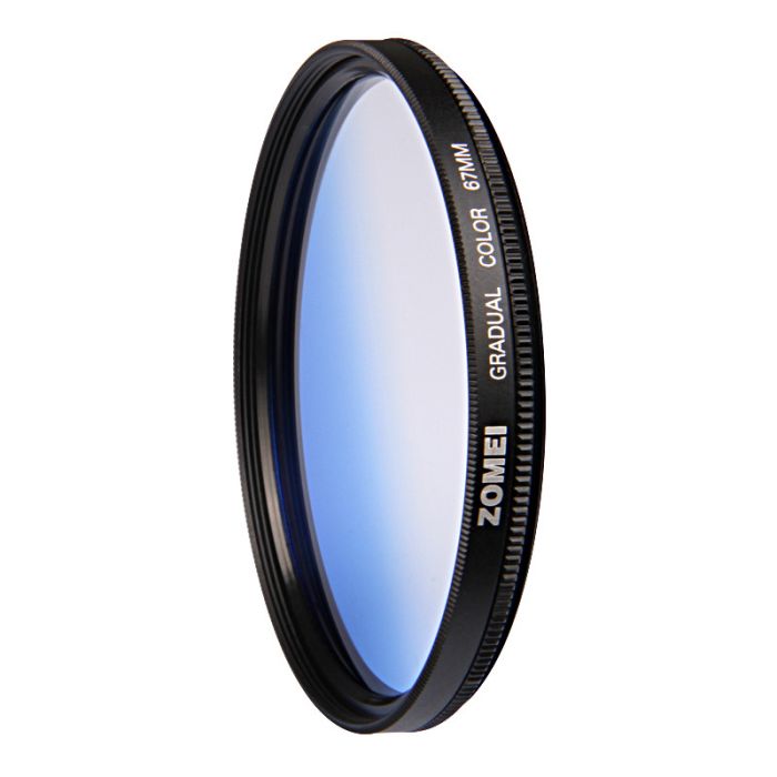 Градієнтний світлофільтр ZOMEI 67 мм - блакитний (blue)