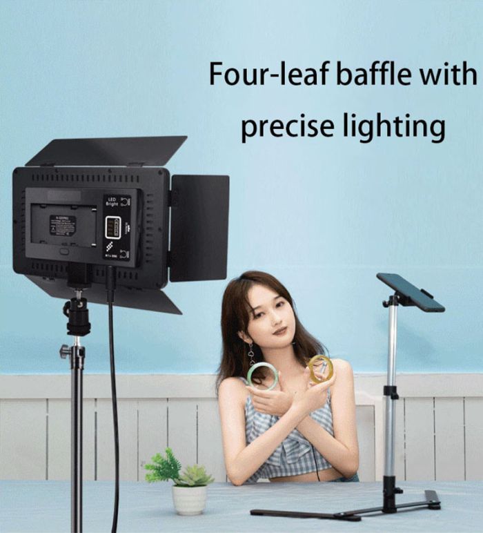 Комплект "LIGHT M" LED світло Teyeleec N-520PRO (3200-5600K) + мережевий адаптер + акумулятор NP-F750 + зарядний