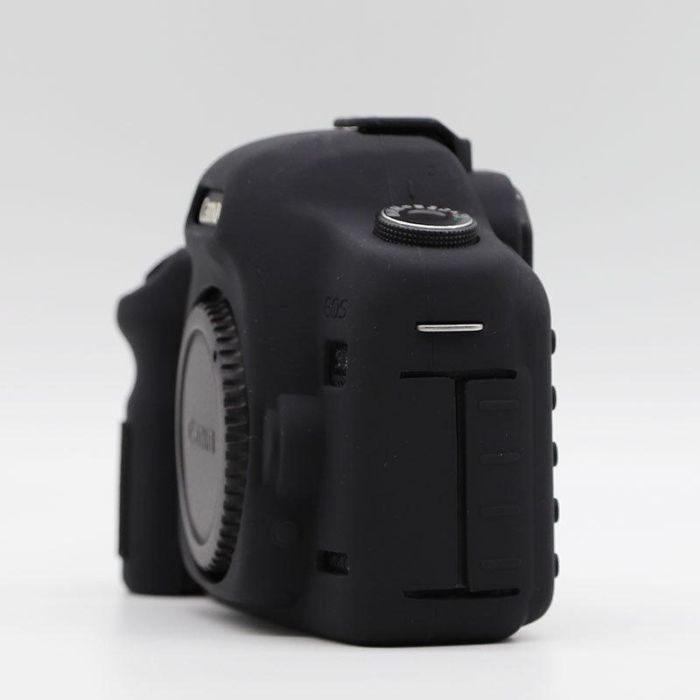 Захисний силіконовий чохол для фотоапаратів Canon EOS 5D Mark II — чорний