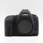 Захисний силіконовий чохол для фотоапаратів Canon EOS 5D Mark II — чорний