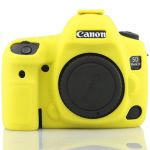 Захисний силіконовий чохол для фотоапаратів Canon EOS 5D Mark IV — жовтий