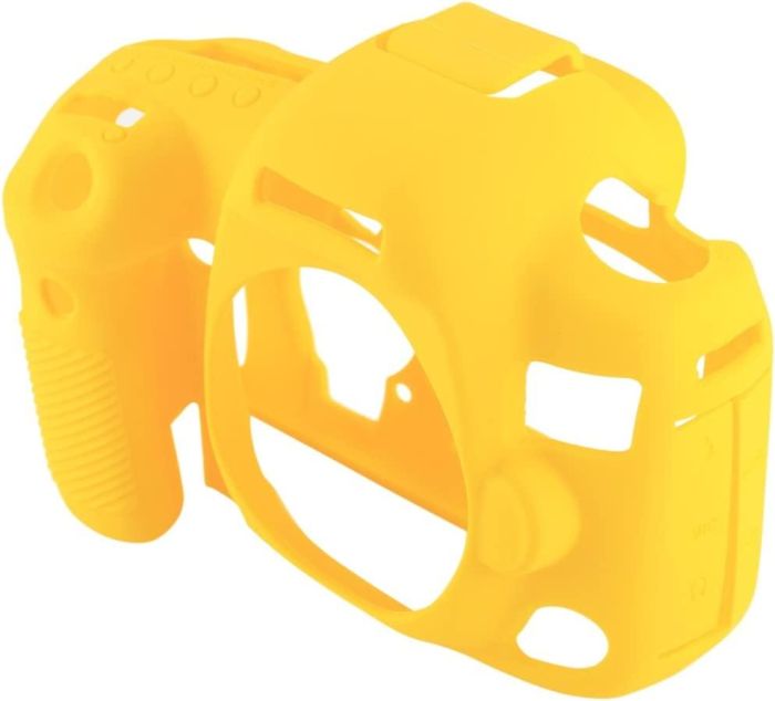 Захисний силіконовий чохол для фотоапаратів Canon EOS 5D Mark IV — жовтий