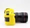 Захисний силіконовий чохол для фотоапаратів Canon EOS 6D Mark II — жовтий