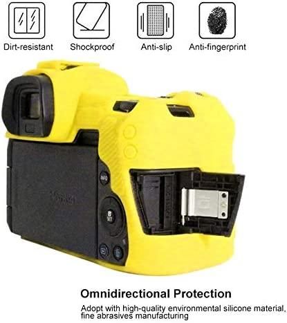 Захисний силіконовий чохол для фотоапаратів Canon EOS R — жовтий