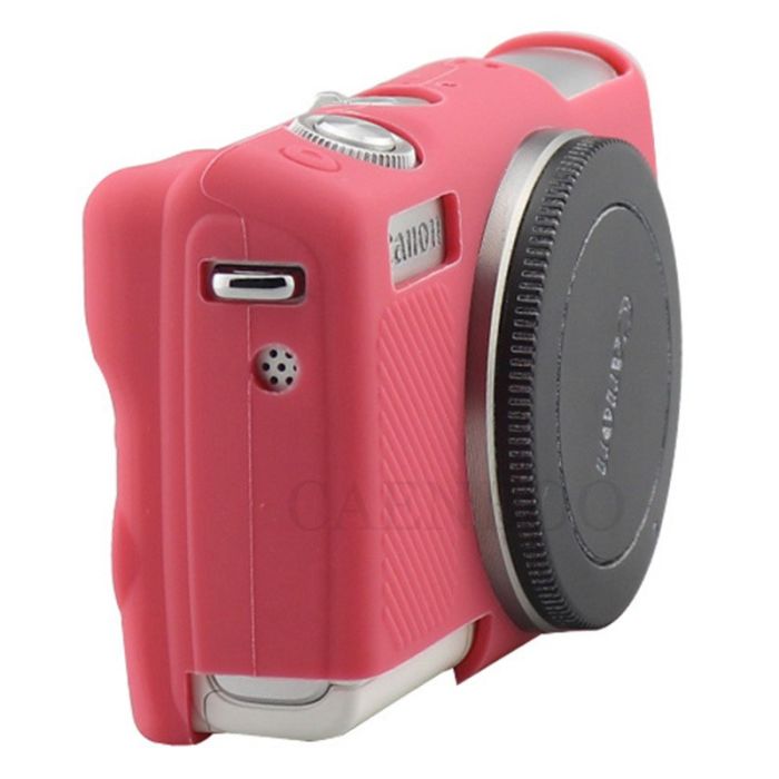 Захисний силіконовий чохол для фотоапаратів CANON EOS M100, M200 — червоний