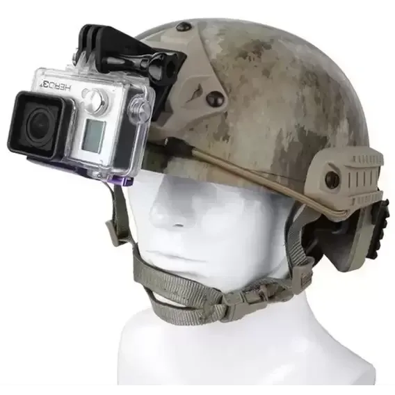 Кріплення на військовий шолом (каску NVG) — перевернуте для екшн-камери XIAOMI YI, SJCAM, GOPRO, DJI та інші