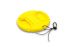 Кришка універсальна передня на об'єктив 62 мм — жовтого кольору — з внутрішнім зачіпом і шнурком