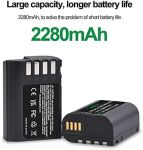 Акумулятор DMW-BLK22 аналог 2280 ma для камер Panasonic Lumix S5, Lumix DC-GH5, Lumix DC-GH5S