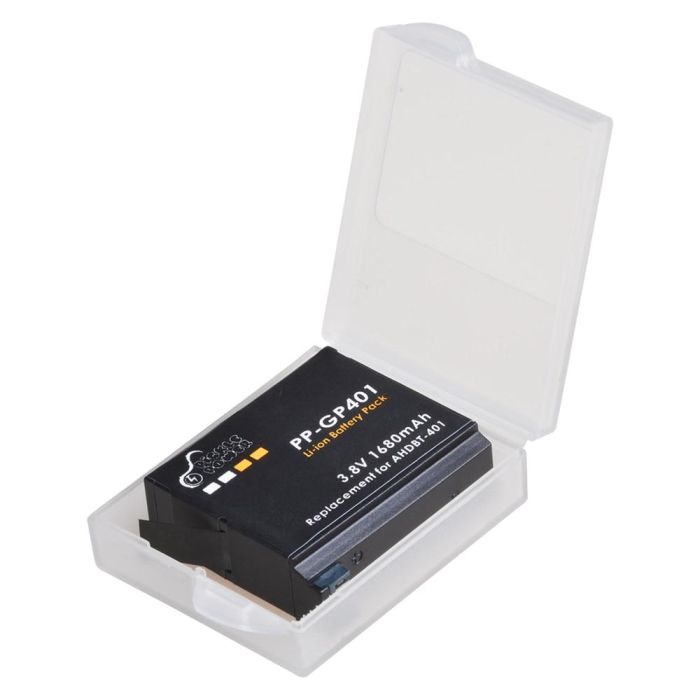 Акумулятор PP-GP401 (аналог AHDBT-401) для GoPro Hero 4 - 1680 ma + бокс для зберігання