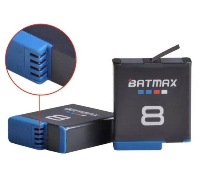 Акумулятор AHDBT-801 — аналог AJBAT-001 для GoPro Hero 5, 6, 7, 8 на 1680 ma + бокс для зберігання