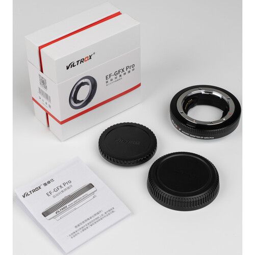 Адаптер Viltrox EF-GFX PRO для об'єктивів Canon EF, EF-S на байонет FujiFilm GFX (Canon EF-Fuji GFX)