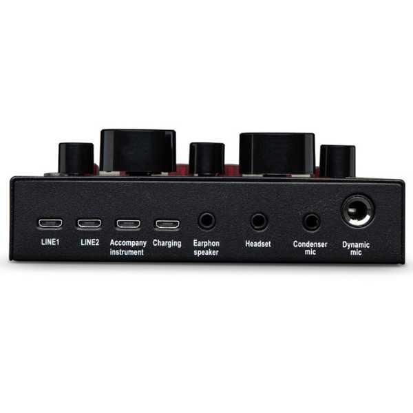 Зовнішня звукова карта V8, аудіоінтерфейс, Bluetooth адаптер Live Sound Card USB-гарнітура для мікрофона