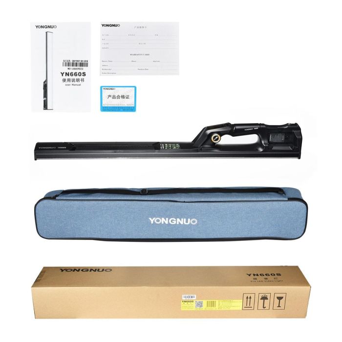 LED — освітлювач, відеосвітло, жезл — Yongnuo YN660S (3200-5600 K) — 60 ватів