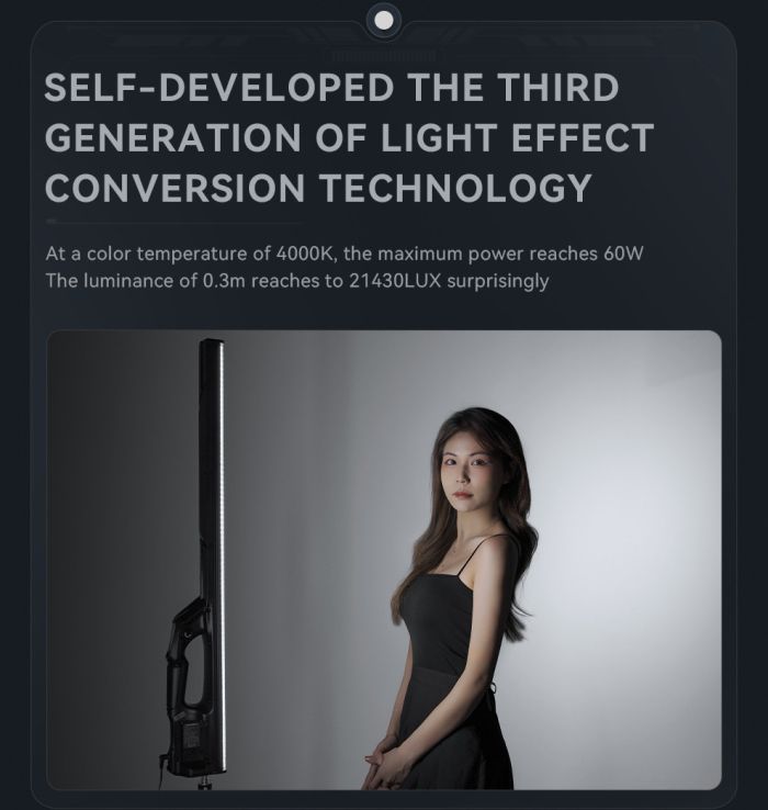 LED — освітлювач, відеосвітло, жезл — Yongnuo YN660S (3200-5600 K) — 60 ватів