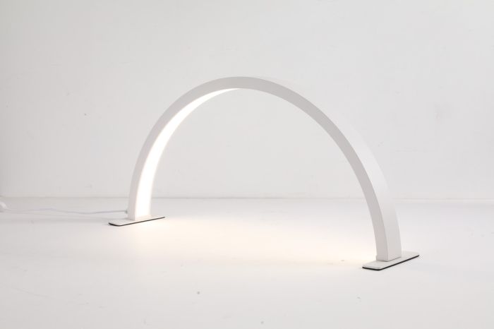 LED безтінова Moon лампа настільна для відеобзорів, манікюру, освітлення для косметології 120X Censreal біла