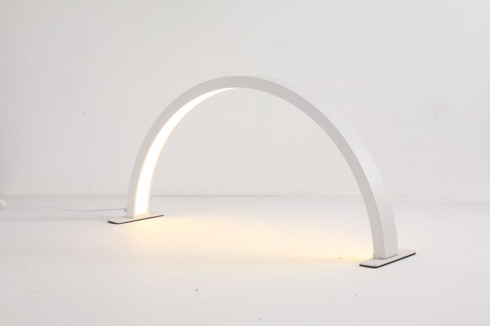 LED безтінова Moon лампа настільна для відеобзорів, манікюру, освітлення для косметології 120X Censreal біла