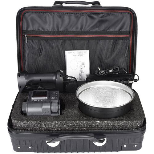 Комплект XXL LED-світло Yongnuo YNLUX100 KIT + стійка 2.8 м + софтбокс 55 см + 2 х NP-F960 + зарядне