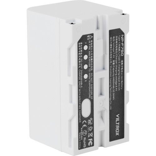 Акумулятор Viltrox L-Series NP-F750 з USB роз'ємом LED-світла та іншого (4400 ma) + кабель TYPE-C у комплекті