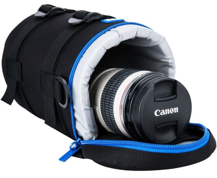 Захисний кофр, чохол, футляр, сумка для об'єктива DLP-5II від JJC розмір 113 x 215 — чорний