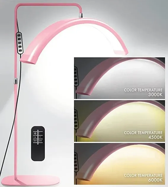 LED безтінова Moon лампа для відеобрезорів, вій, тату, брови — освітлення для косметології HD-M6X Censreal