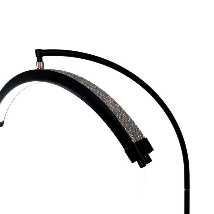 LED безтінова Moon лампа для відеобрезорів вій тату брови освітлення для косметології HD-M12X Censreal чорна