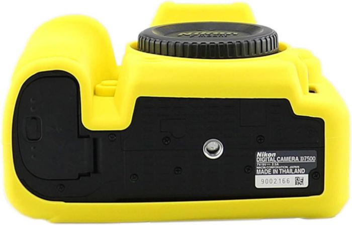 Захисний силіконовий чохол для фотоапаратів Nikon D7500 — жовтий