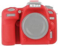 Захисний силіконовий чохол для фотоапаратів Nikon D7500 — червоний