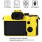 Захисний силіконовий чохол для фотоапаратів SONY A7 IV — жовтий