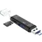 Кардридер Fonken (card reader/writer) USB 2.0 OTG/Type-C/MicroSD/MicroUSB — 5 в 1