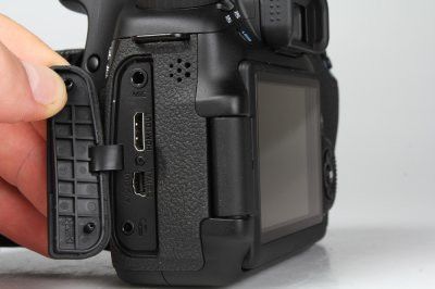 Ліва бічна гумова накладка Canon EOS 60D