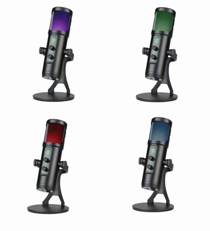 Студійний мікрофон — для стримінгу USB CensReal CR-U850 (BM-U850RGB) з RGB