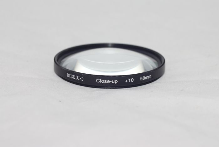 Світлофільтр - макрооб'єктив CLOSE UP +10 58mm RISE (UK)