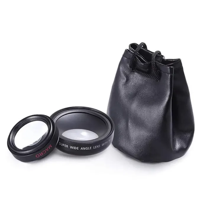 Насадка, об'єктив, макролінза для телефона 2 в 1 — 0,45X Phone Lens (Широкудзяна + Макро)