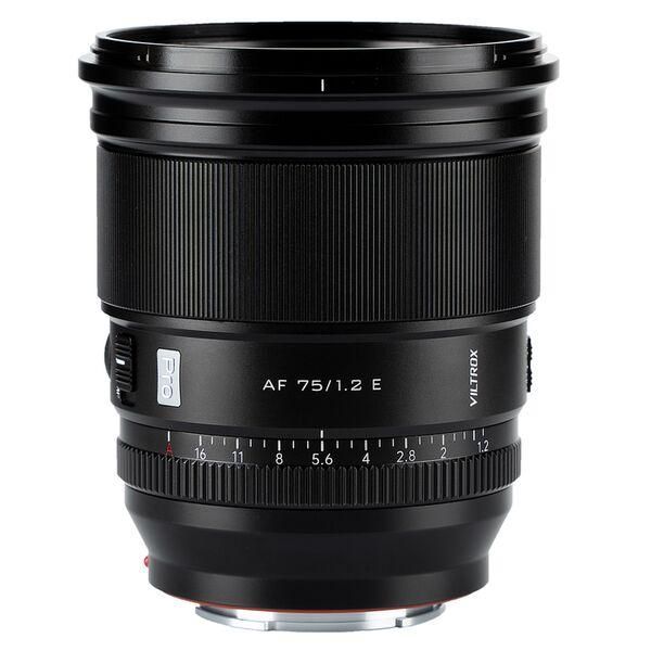 Об'єктив VILTROX AF 75 mm 1.2 Sony E-mount (AF 75/1.2 E) (автофокусний Sony E-mount)