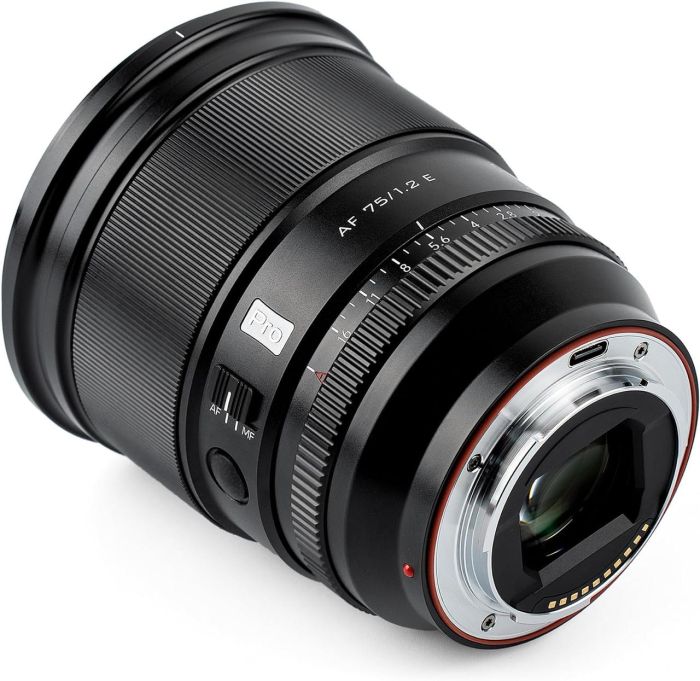 Об'єктив VILTROX AF 75 mm 1.2 Sony E-mount (AF 75/1.2 E) (автофокусний Sony E-mount)