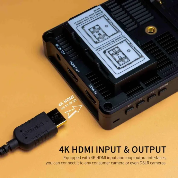 Накамерний монітор, дисплей FeelWorld F5 Pro X 5.5" дюймів, 1600 cd/m2, 4K, 3D LUT, (F5 PROX)