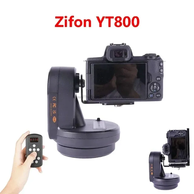 Обертовий моторизований штатив — головка з пультом керування YT-800 від Zifon для фотоапаратів і камер