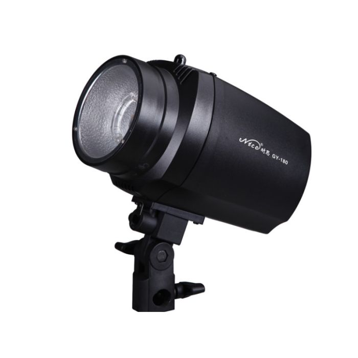 Студійний мінізасмуг із моделювальним світлом NiceFoto GY-180 (180 дж, 38GN)