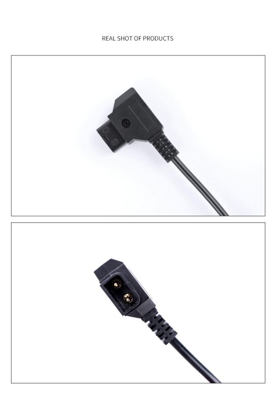 Кабель живлення D-Tap — DC 5,5х2.5 mm (D-Tap — DC5525) прямий із замком (код CC03)