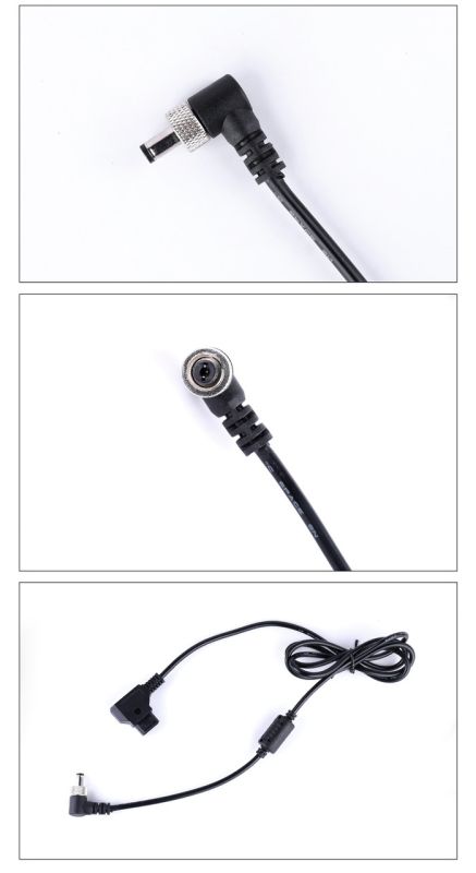 Кабель живлення D-Tap — DC 5,5х2.5 mm (D-Tap — DC5525) прямий із замком (код CC03)