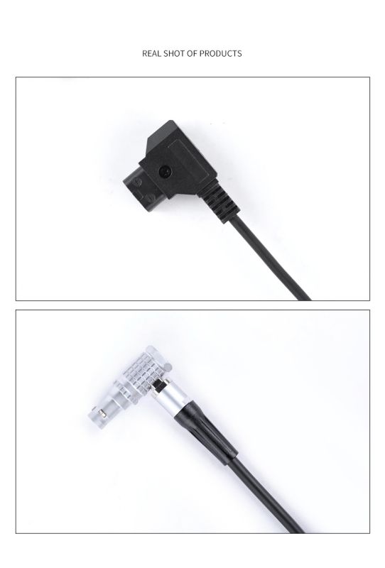 Кабель живлення D-TAP — 2-Pin Lemo (вуглова головка) (код CC07)