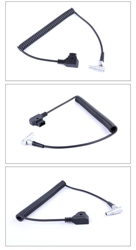 Кабель живлення D-TAP — 2-Pin Lemo (вуглова головка) (код CC07)